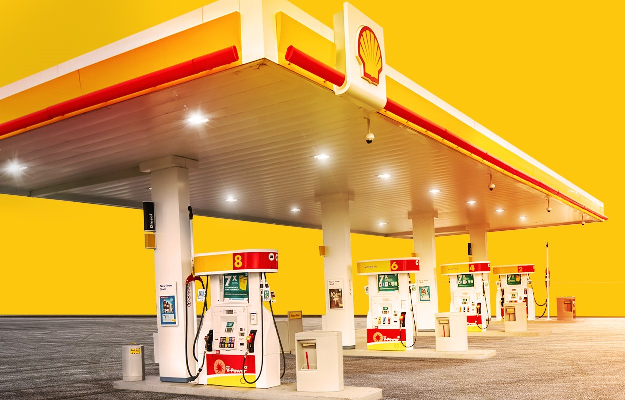 Shell: estación de servicio